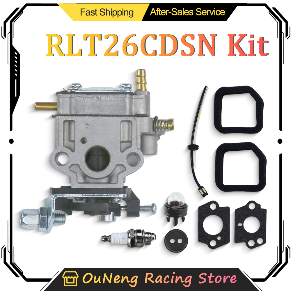 Gardening Tools Ryobi - ชุดคาร์บูเรเตอร์เครื่องตัดหญ้า พร้อมท่อส่งน้ำมัน สำหรับ Rlt26cdsn Homelite HlT25CNB