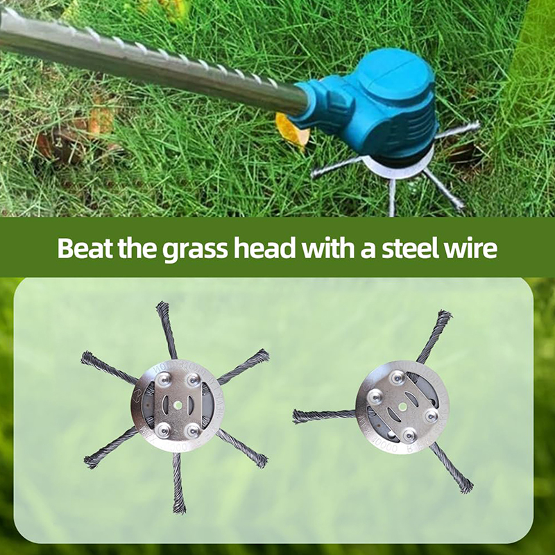 Gardening Tools To Remove Grass - หัวตัดหญ้าแบบลวดเหล็ก, หัวตัดหญ้าแบบใหม่สำหรับเปลี่ยน, หัวตัดหญ้าแบบลวดสำหรับสวน, เครื่องมือกำจัดวัชพืช