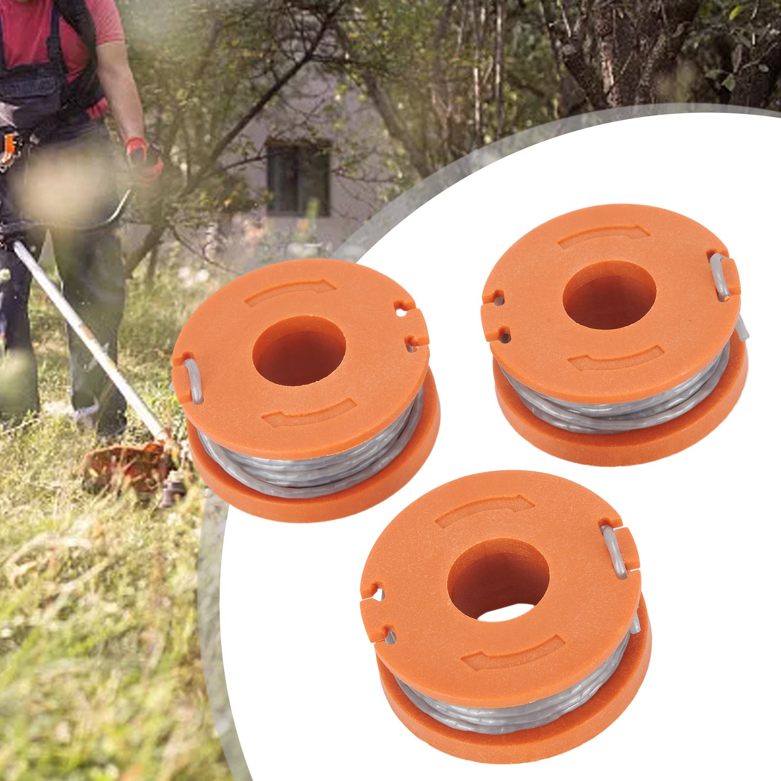 Gardening Tools Argos - 3 ชิ้น 2.5 ม. สายเอ็นตัดหญ้าแบบม้วนสำหรับ SPARE