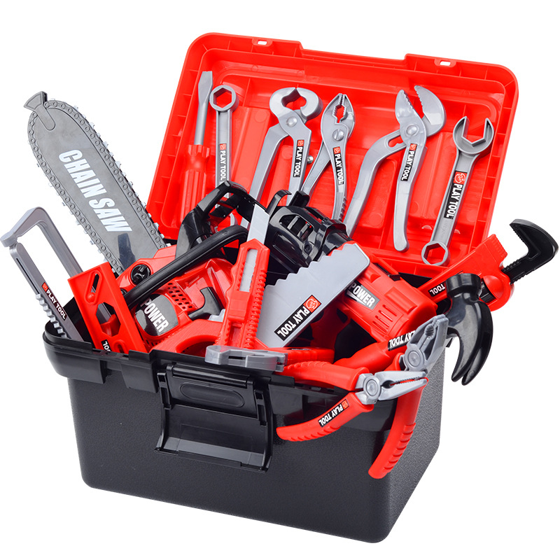 Gardening Tools Kids - ชุดเครื่องมือเด็ก ชุดของเล่นสว่าน ไขควง กล่องเครื่องมือ ชุดของเล่นบทบาทสมมติ ชุดก่อสร้าง