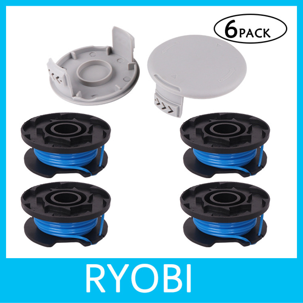 Gardening Tools Ryobi - สายเอ็นสำหรับเครื่องตัดหญ้า Ryobi AC14RL3A พร้อมฝาครอบ AC14HCA อะไหล่เครื่องตัดหญ้า