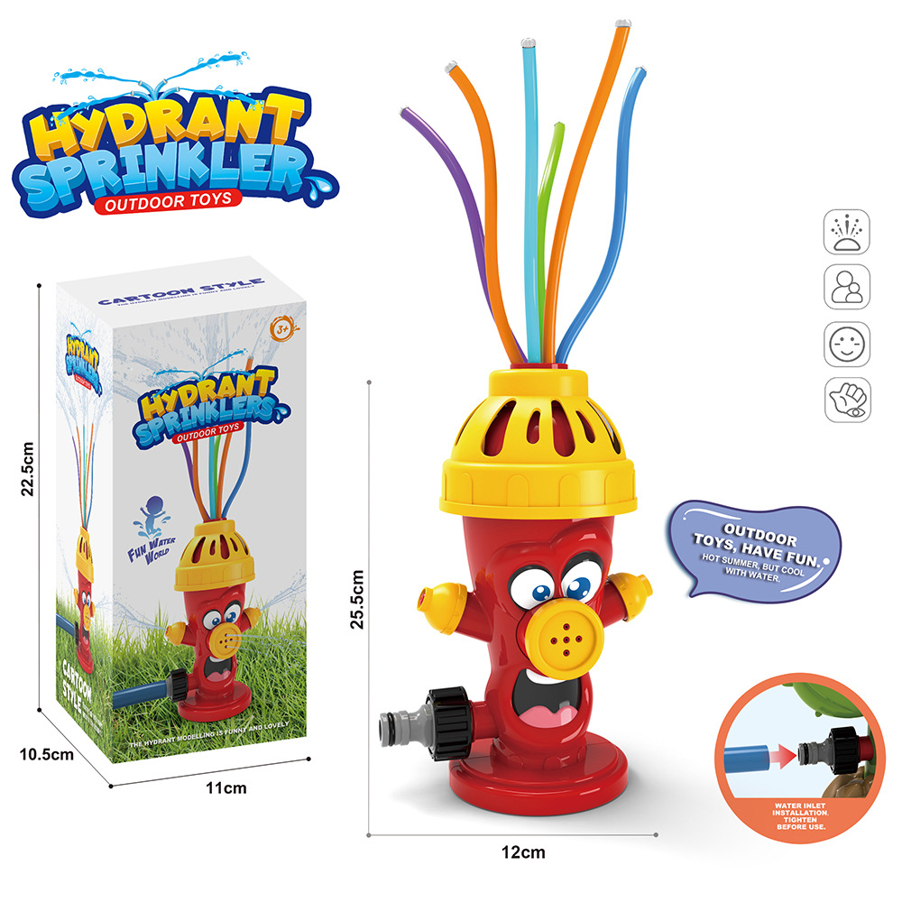 Gardening Tools Kids - ของเล่นพ่นน้ำรูปหัวจ่ายน้ำดับเพลิง ของเล่นน้ำกลางแจ้งสำหรับสวนหลังบ้าน ของเล่นน้ำฤดูร้อน ของเล่นพ่นน้ำลายการ์ตูน ของเล่นอาบน้ำเด็ก