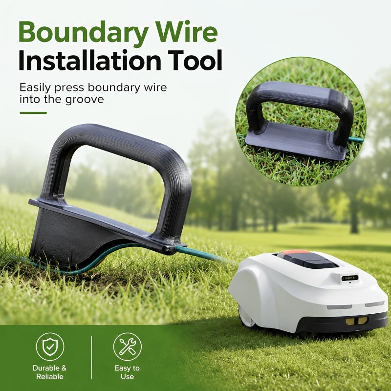 Gardening Tools Lawn Mower - เครื่องมือวางลวดกำหนดขอบเขตแบบรีไซเคิลได้ พร้อมเสาปักป้องกันรังสียูวี สำหรับเครื่องตัดหญ้าอัตโนมัติ ใช้สำหรับติดตั้งในสวน