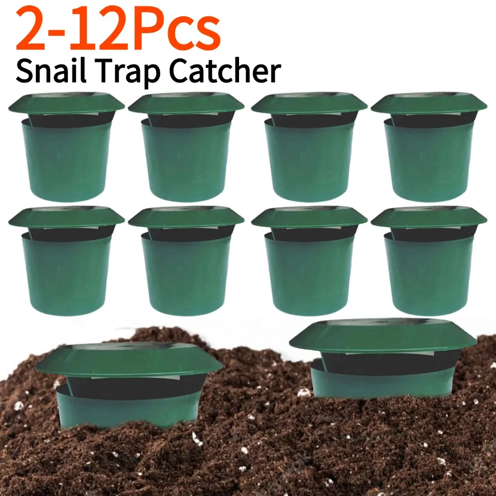 Gardening Tools Toolstation - กับดักหอยทาก 2-12 ชิ้น แบบรักษ์โลก ใช้ซ้ำได้ สำหรับสวน