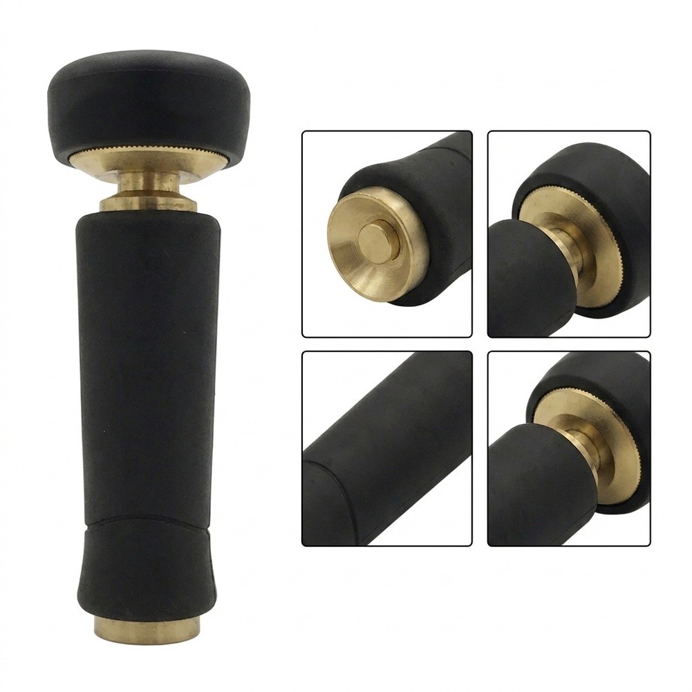 Garden Hose Nozzle - หัวฉีดสายยางทองเหลือง ออกแบบมาเพื่อการติดตั้งโดยตรงกับสายยางสวนขนาด 3/4 นิ้ว พร้อมการยึดเกลียวที่แน่นหนาและมีความเสี่ยงการรั่วไหลต่ำ