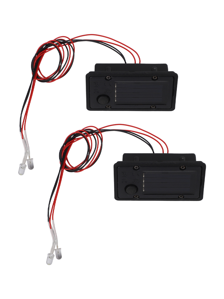 Gardening Tools Box - กล่องไฟพลังงานแสงอาทิตย์ 2 ชิ้น พร้อมหลอดไฟ LED ติดตั้งง่าย