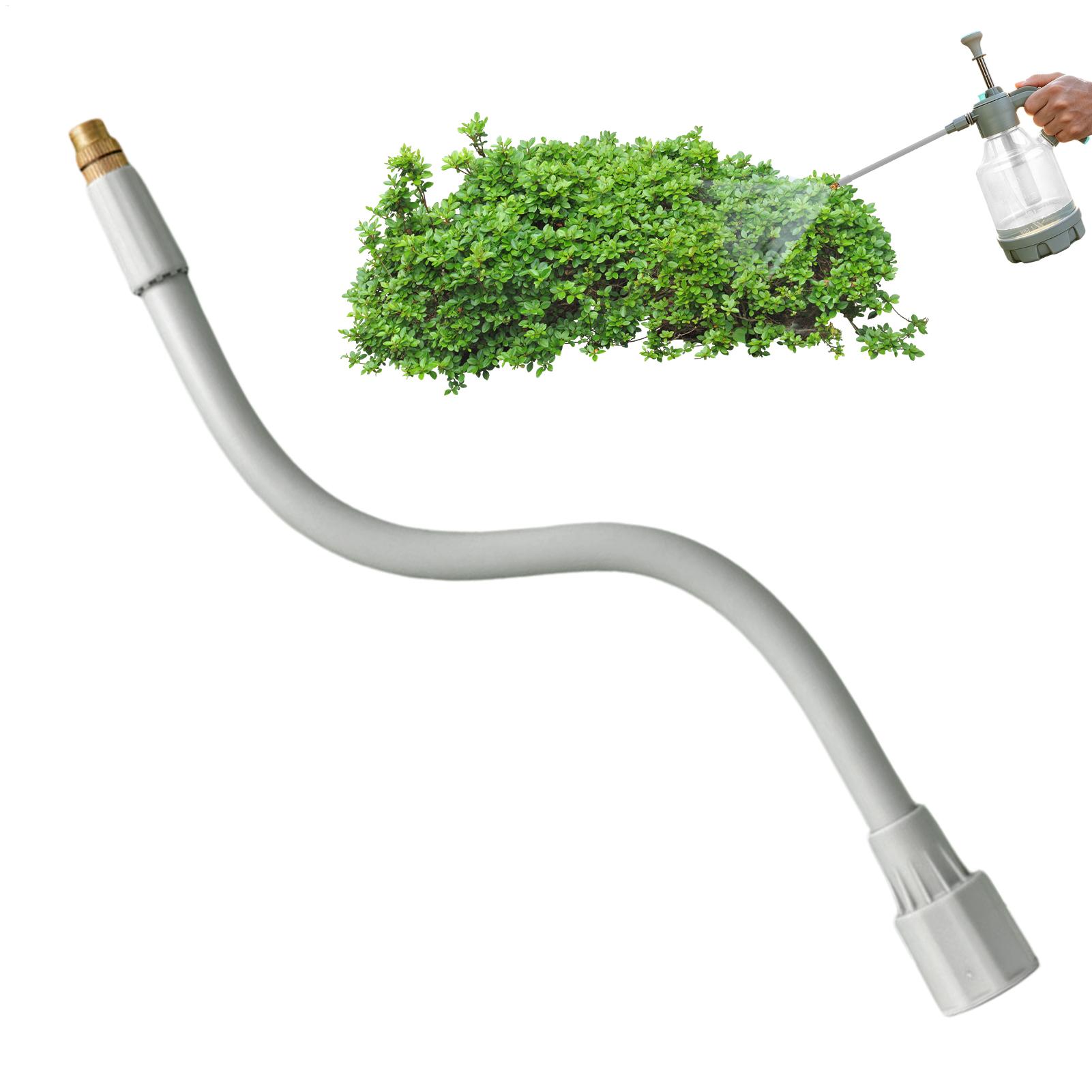 Garden Hose Nozzle - หัวฉีดพ่นน้ำแรงดันสูงแบบยืดหดได้, หัวฉีดพ่นละออง, หัวฉีดน้ำสำหรับใช้ในบ้านแบบโค้ง, ขวดสเปรย์แรงดันอากาศ