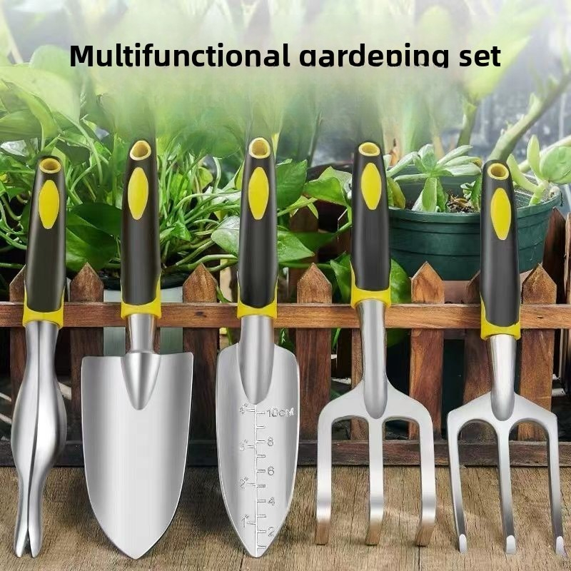 Gardening Tools To Remove Weeds - เครื่องมือกำจัดวัชพืชแบบใช้มือ เครื่องมือขุดดินสำหรับกำจัดวัชพืชในสวน พร้อมด้ามจับที่ออกแบบตามหลักสรีรศาสตร์สำหรับการกำจัดวัชพืชและการย้ายปลูกในพื้นที่เกษตรกรรม