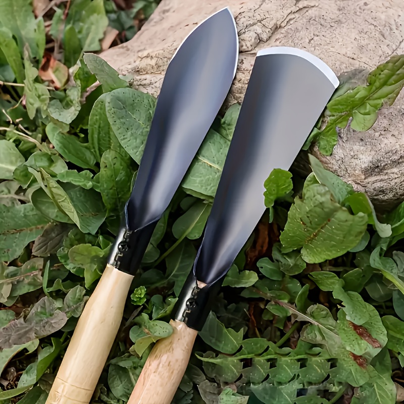 Gardening Tools Sale - ชุดเครื่องมือพลั่วสวนสําหรับปลูกและกําจัดวัชพืช ตัวเครื่องโลหะและด้ามไม้ พลั่วสวน พลั่วเหล็กแมงกานีสอเนกประสงค์