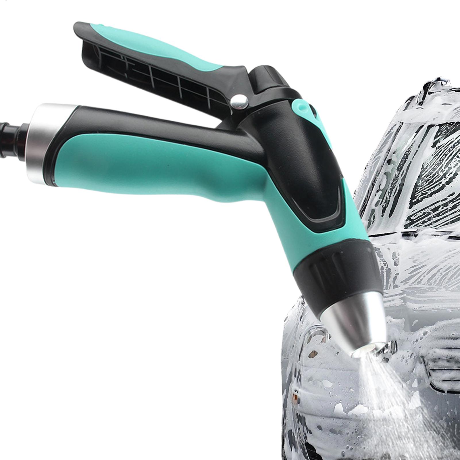 Garden Hose Nozzle - หัวฉีดน้ำรดสวน แรงดันสูง ปรับระดับได้ เชื่อมต่อเร็ว หัวฉีดน้ำแบบมือถือ สายยางฉีดน้ำ