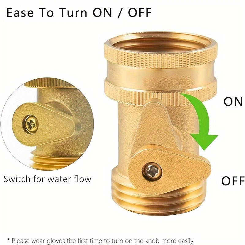 หัวฉีดน้ำทองเหลืองสำหรับสวน 2  - Garden Hose Nozzle บทวิจารณ์และราคา