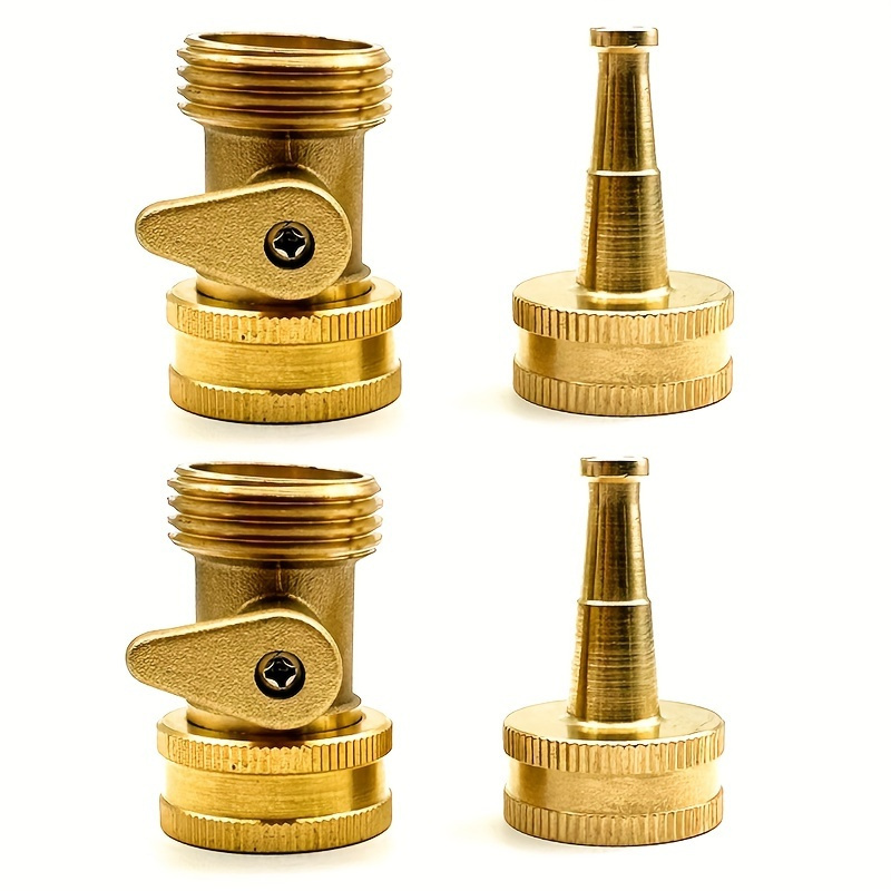 หัวฉีดน้ำทองเหลืองสำหรับสวน 2  - Garden Hose Nozzle บทวิจารณ์และราคา