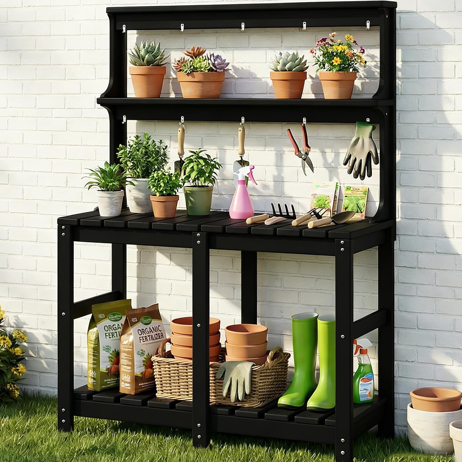 โต๊ะปลูกต้นไม้ HDPE ทนทานทุกสภ - Gardening Tools Toolstation บทวิจารณ์และราคา