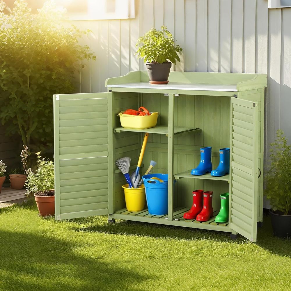 โต๊ะปลูกต้นไม้กลางแจ้งพร้อมท็อ - Gardening Tools Toolstation บทวิจารณ์และราคา