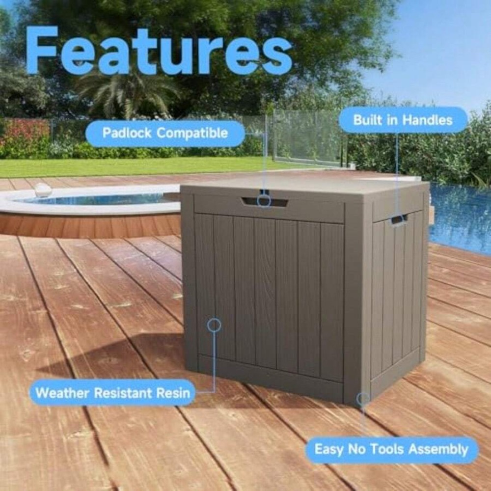 กล่องเก็บของกลางแจ้งขนาด 45 แก - Gardening Tools Box บทวิจารณ์และราคา