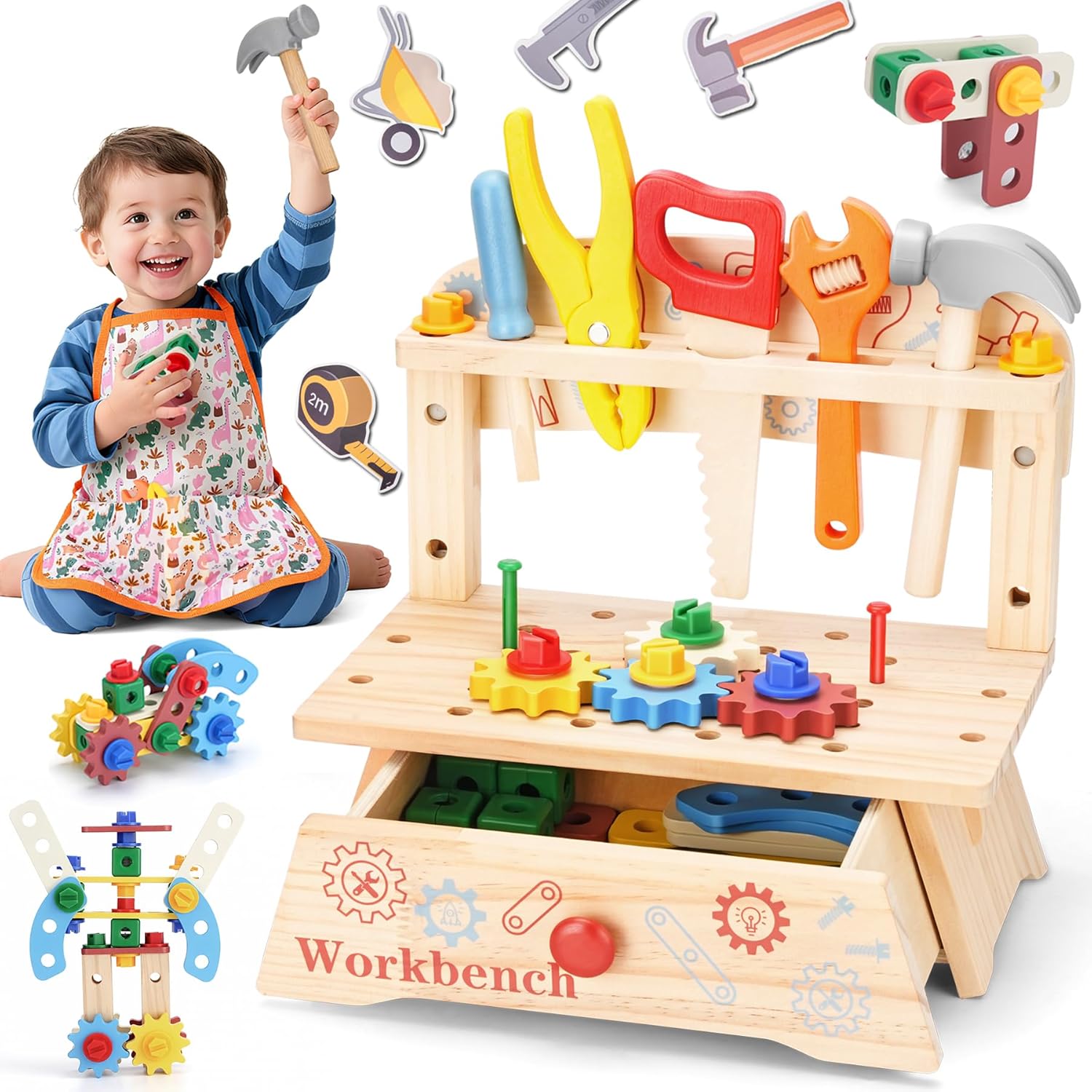 ชุดเครื่องมือช่างไม้สำหรับเด็ก - Gardening Tools Kids บทวิจารณ์และราคา