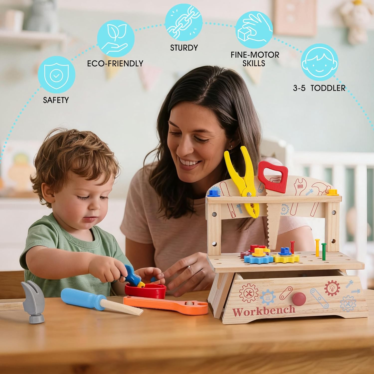 ชุดเครื่องมือช่างไม้สำหรับเด็ก - Gardening Tools Kids บทวิจารณ์และราคา