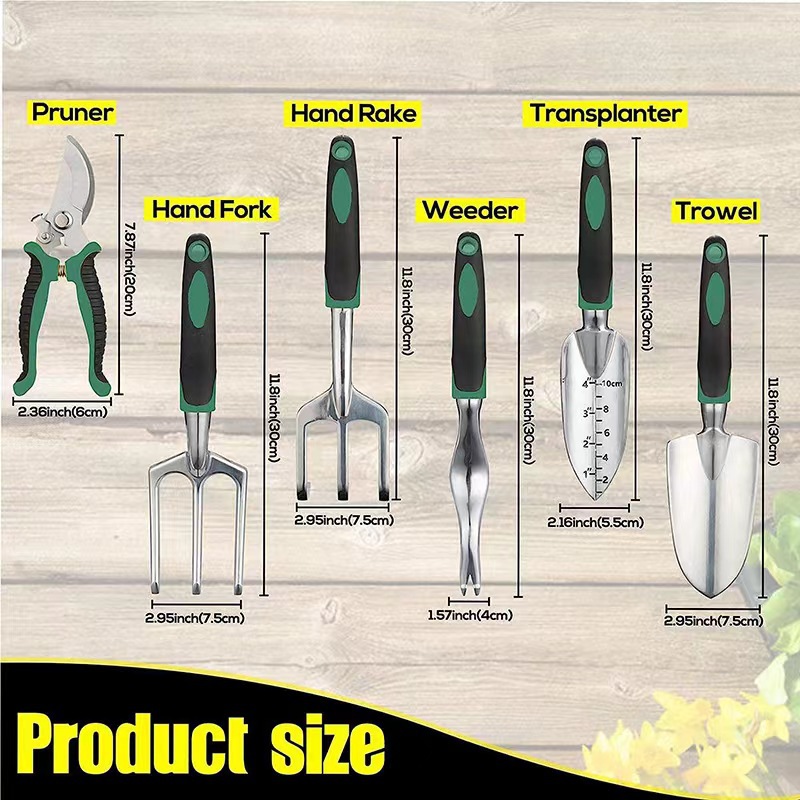 ชุดเครื่องมือทำสวน 11 ชิ้น อลู - Gardening Tools Shovel บทวิจารณ์และราคา