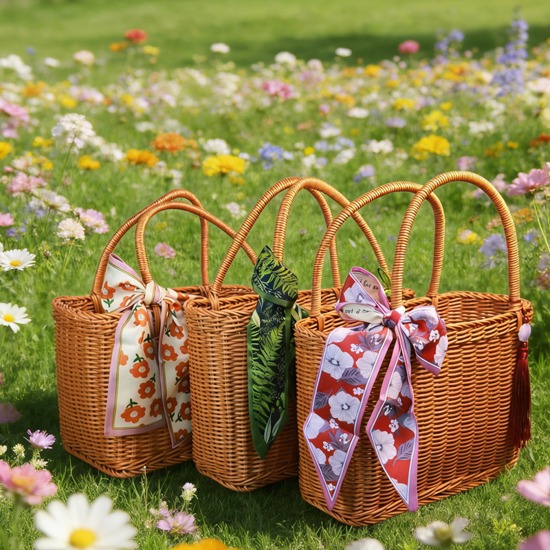 ตะกร้าหวายทอมือ ตะกร้าปิคนิคแบ - Gardening Tools Store บทวิจารณ์และราคา