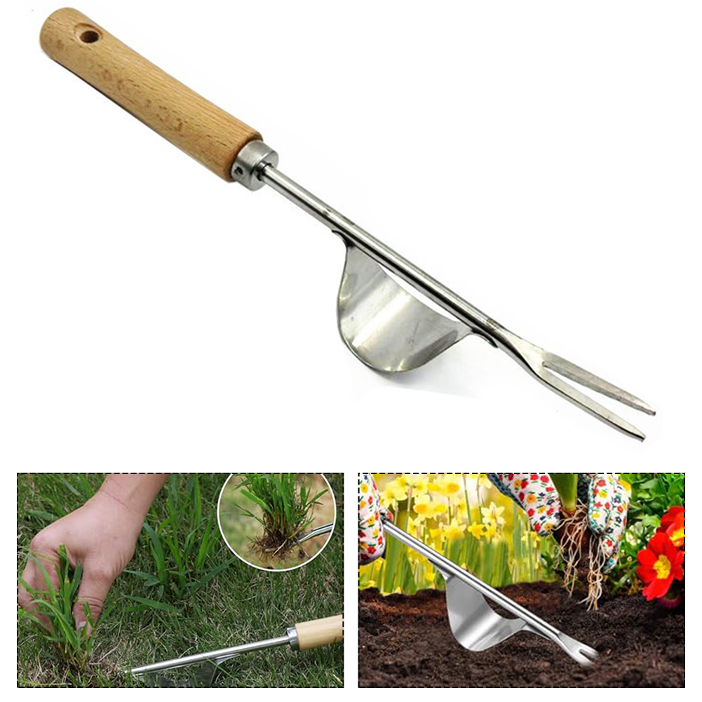 1PCS สแตนเลสสตีล-Weed PULLER ถ - Gardening Tools To Remove Grass บทวิจารณ์และราคา