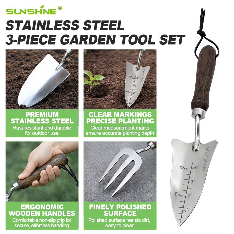 ชุดเครื่องมือทำสวนขนาดเล็ก 3 ช - Gardening Tools Shovel บทวิจารณ์และราคา
