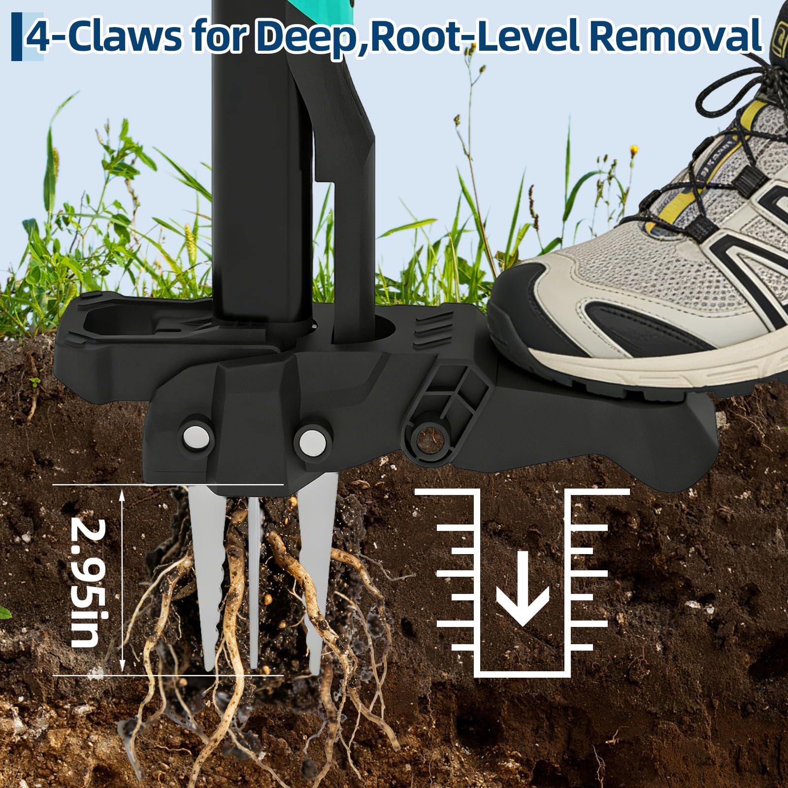 ที่ดึงวัชพืชแบบด้ามยาว ไม่ต้อง - Gardening Tools To Remove Weeds บทวิจารณ์และราคา