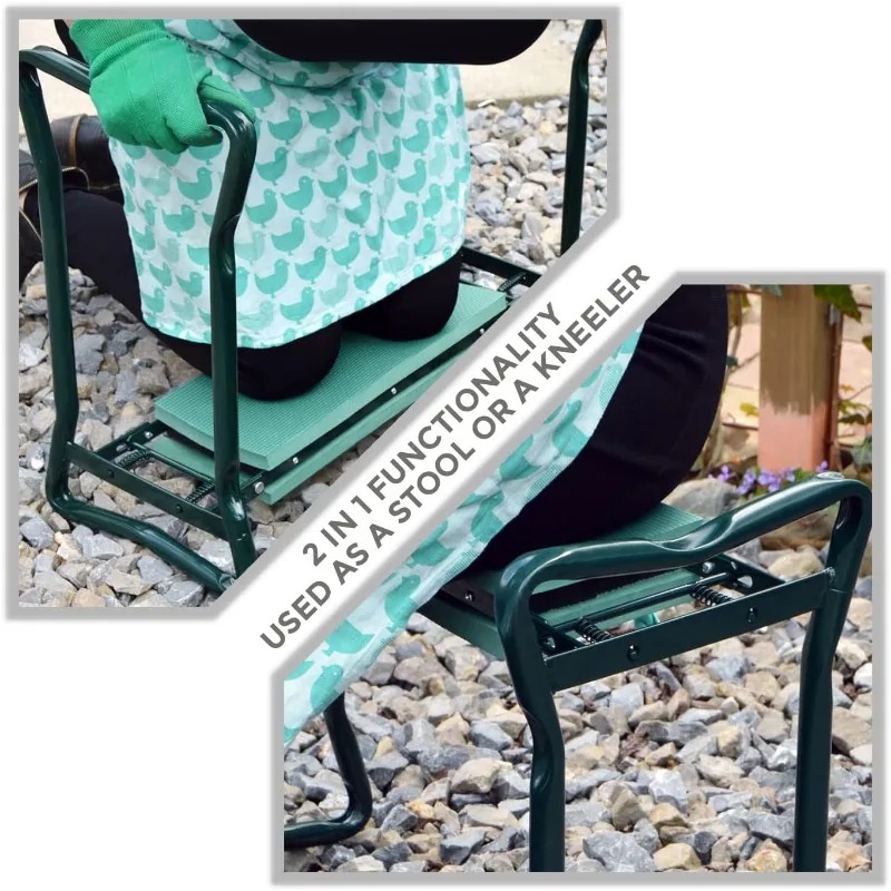 เก้าอี้นั่งทำงานในสวนแบบพับได้ - Gardening Tools Kit For Sale บทวิจารณ์และราคา