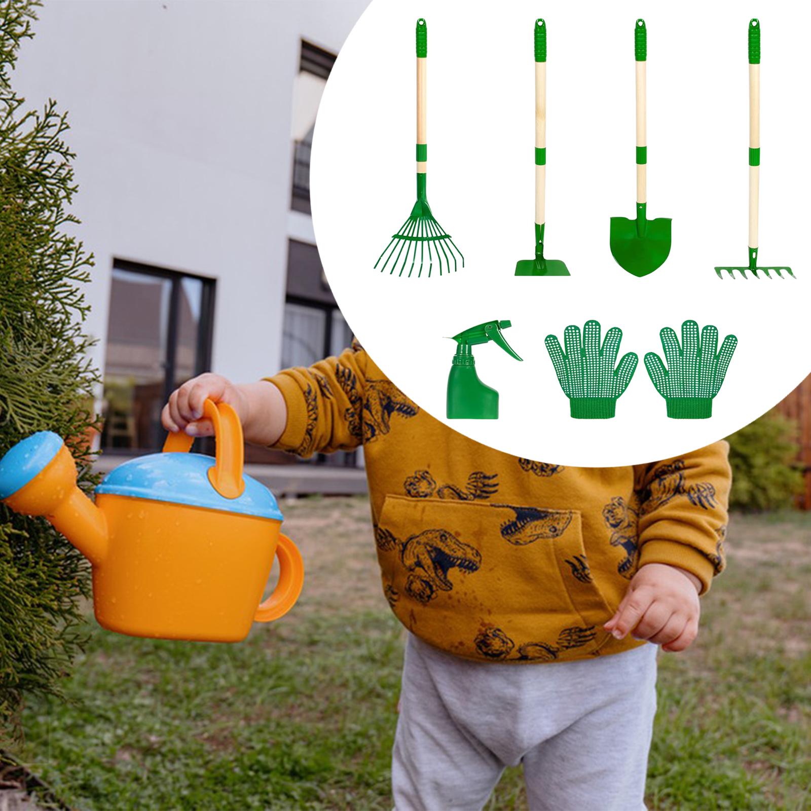 6x เด็กทําสวนชุดเครื่องมือกลาง - Gardening Tools Kids บทวิจารณ์และราคา