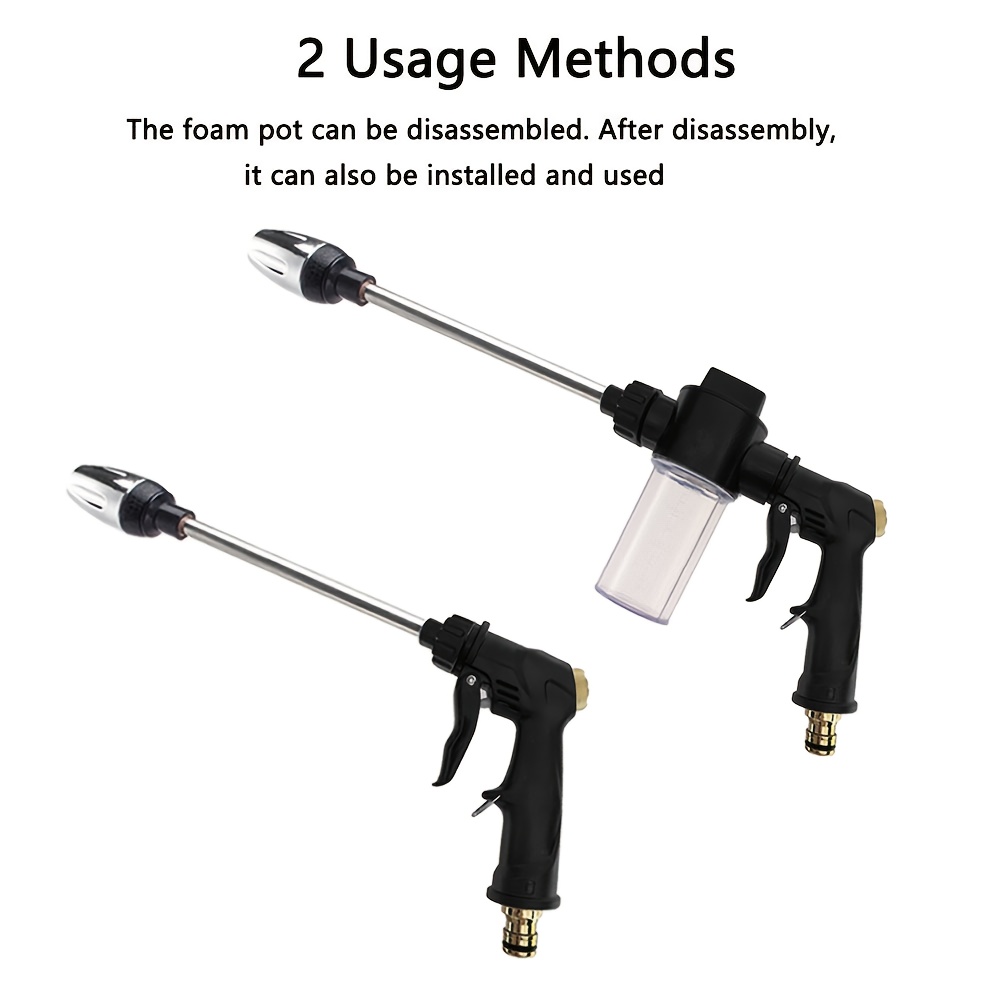 ปืนฉีดน้ำรดน้ำต้นไม้ หัวฉีดแรง - Garden Hose Nozzle บทวิจารณ์และราคา