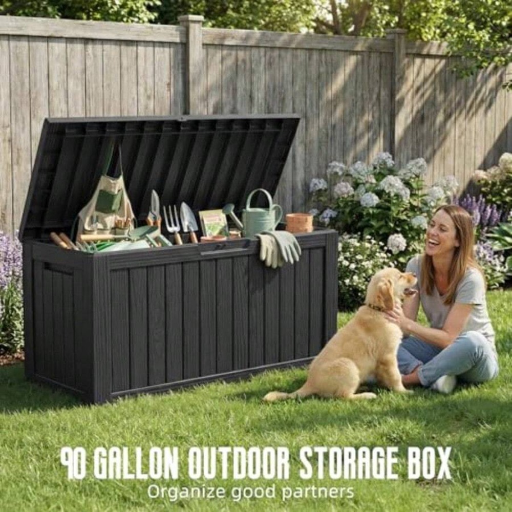 กล่องเก็บของกลางแจ้งขนาด 90 แก - Gardening Tools Box บทวิจารณ์และราคา
