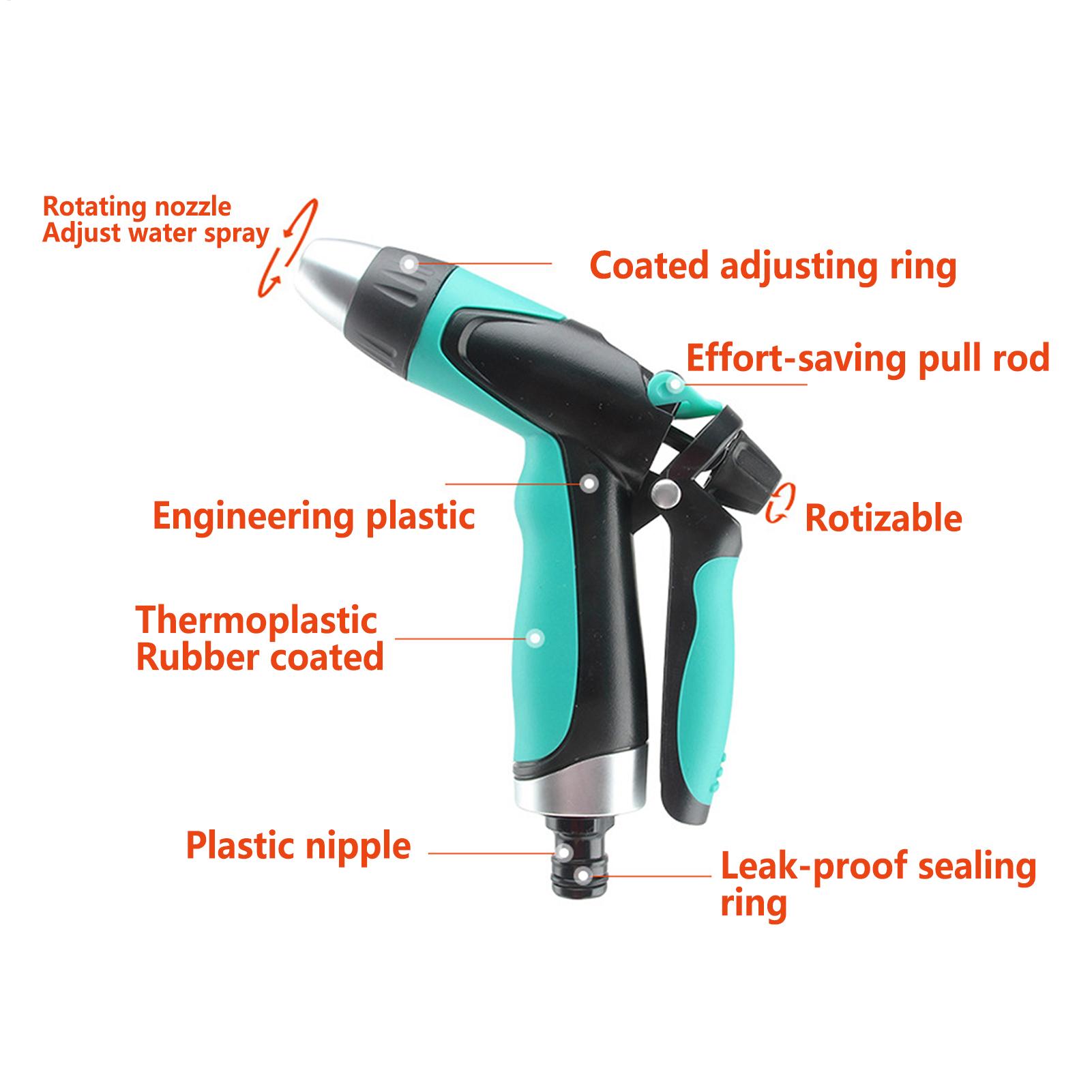 หัวฉีดน้ำรดสวน แรงดันสูง ปรับร - Garden Hose Nozzle บทวิจารณ์และราคา