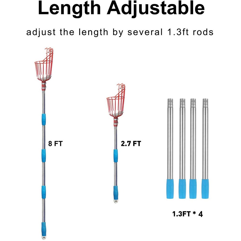 ที่เก็บผลไม้ยาว 260 ซม., ตะกร้ - Gardening Tools Sale บทวิจารณ์และราคา