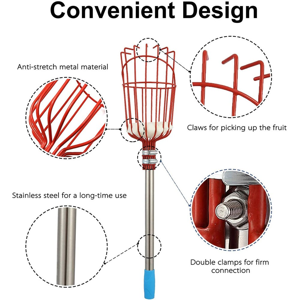 ที่เก็บผลไม้ยาว 260 ซม., ตะกร้ - Gardening Tools Sale บทวิจารณ์และราคา